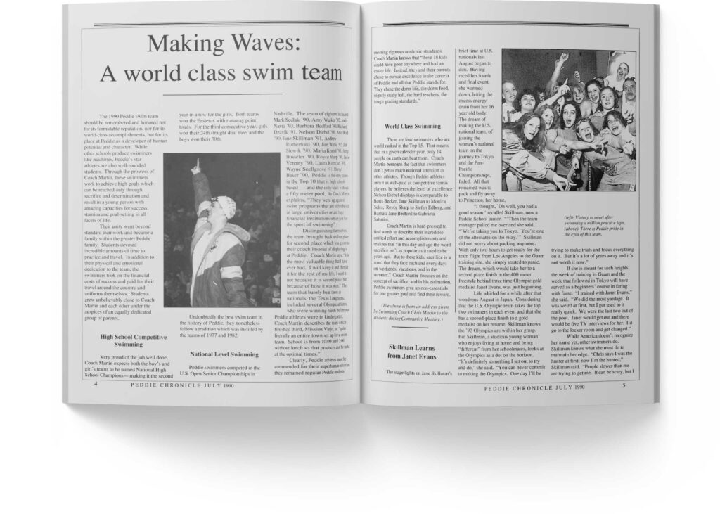 Chronicle July 1990 Spread 1